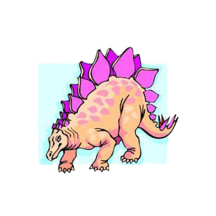 Stegosaurus listed in dinosaurs decals.