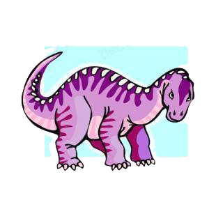 Tyrannosaurus listed in dinosaurs decals.