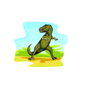 Tyrannosaurus rex listed in dinosaurs decals.