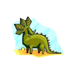 Stegosaurus listed in dinosaurs decals.