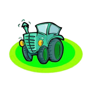 Tractor listed in agriculture decals.