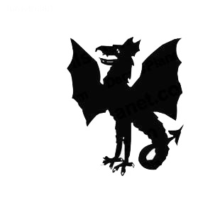 Dragon medieval myth listed in fantasy decals.