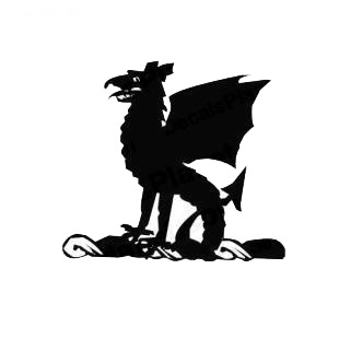 Dragon medieval myth listed in fantasy decals.