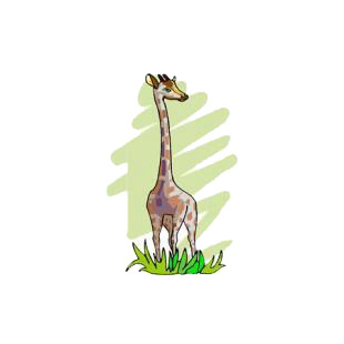 Giraffe listed in african decals.