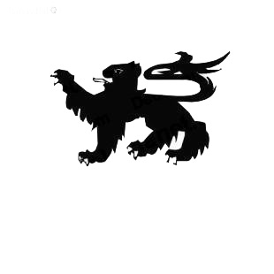 Dragon medieval myth listed in fantasy decals.