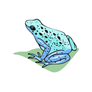 Frog listed in amphibians decals.