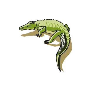 Alligator listed in reptiles decals.