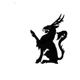 Dragon medieval myth listed in fantasy decals.