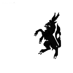 Dragon medieval myth listed in fantasy decals.