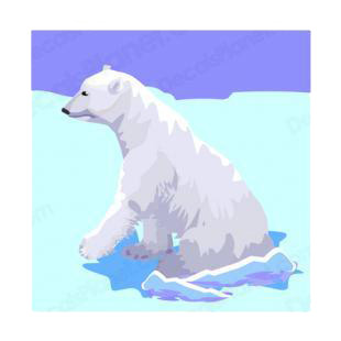 Polar bear listed in bears decals.