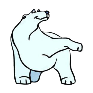 Polar bear listed in bears decals.