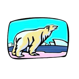 Polar bear listed in bears decals.