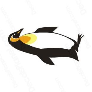 Penguin listed in penguins decals.