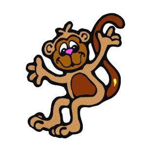 Monkey listed in monkeys decals.