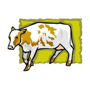 Cow listed in farm decals.