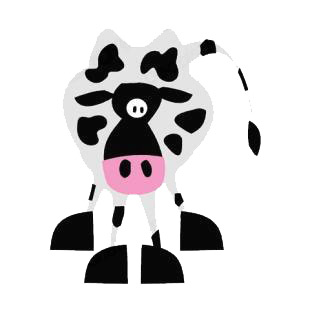 Cow listed in farm decals.