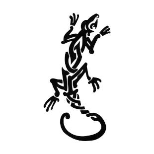 Lizard tattoo listed in reptiles decals.