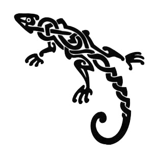 Lizard tattoo listed in reptiles decals.