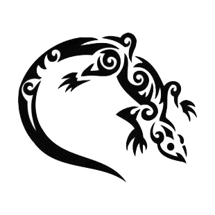 Lizard tattoo listed in reptiles decals.