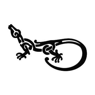 Lizard tattoo listed in reptiles decals.