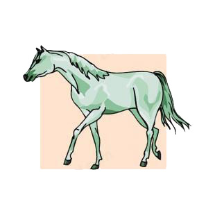 White horse listed in horse decals.