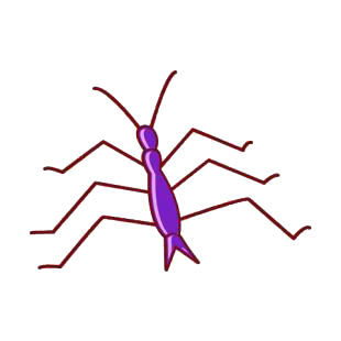 Purple ant listed in insects decals.