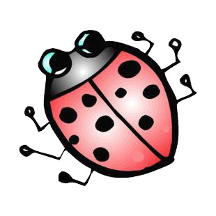 Ladybug listed in insects decals.