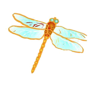 Dragonfly listed in insects decals.