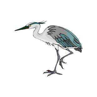 Crane bird listed in birds decals.