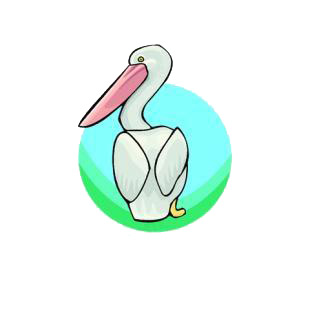 Pelican listed in birds decals.