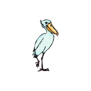 Pelican listed in birds decals.