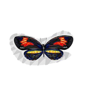 Butterfly listed in butterflies decals.