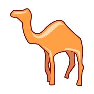 Camel silhouette listed in camel decals.