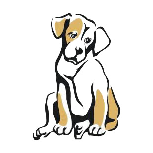 Labrador retriever listed in dogs decals.