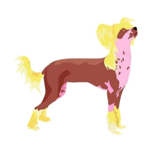 Brown and gold dog listed in dogs decals.