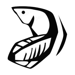 Eel listed in fish decals.
