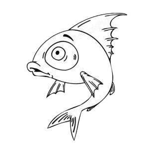 Scared fish listed in fish decals.