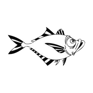 Scared fish listed in fish decals.