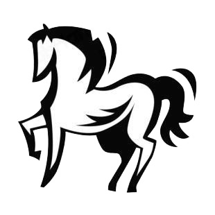 Horse listed in horse decals.