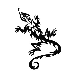 Lizard tattoo listed in reptiles decals.