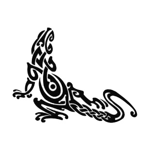 Lizard tattoo listed in reptiles decals.