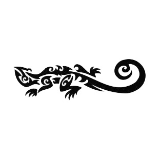 Lizard tattoo listed in reptiles decals.