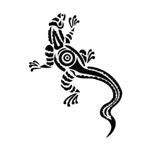 Lizard tattoo listed in reptiles decals.