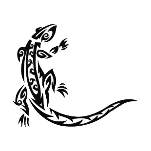 Lizard tattoo listed in reptiles decals.