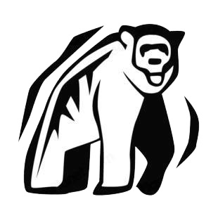 Ape listed in monkeys decals.