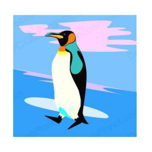 Penguin listed in fish decals.