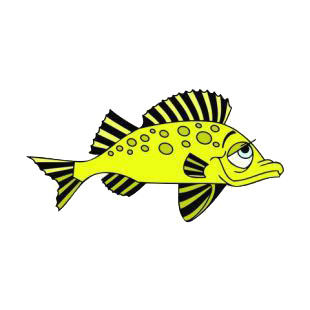 Thoughtful fish listed in fish decals.