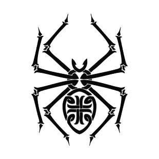 Spider tattoo listed in spiders decals.