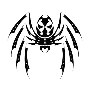 Spider tattoo listed in spiders decals.