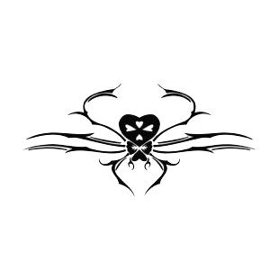 Spider tattoo listed in spiders decals.